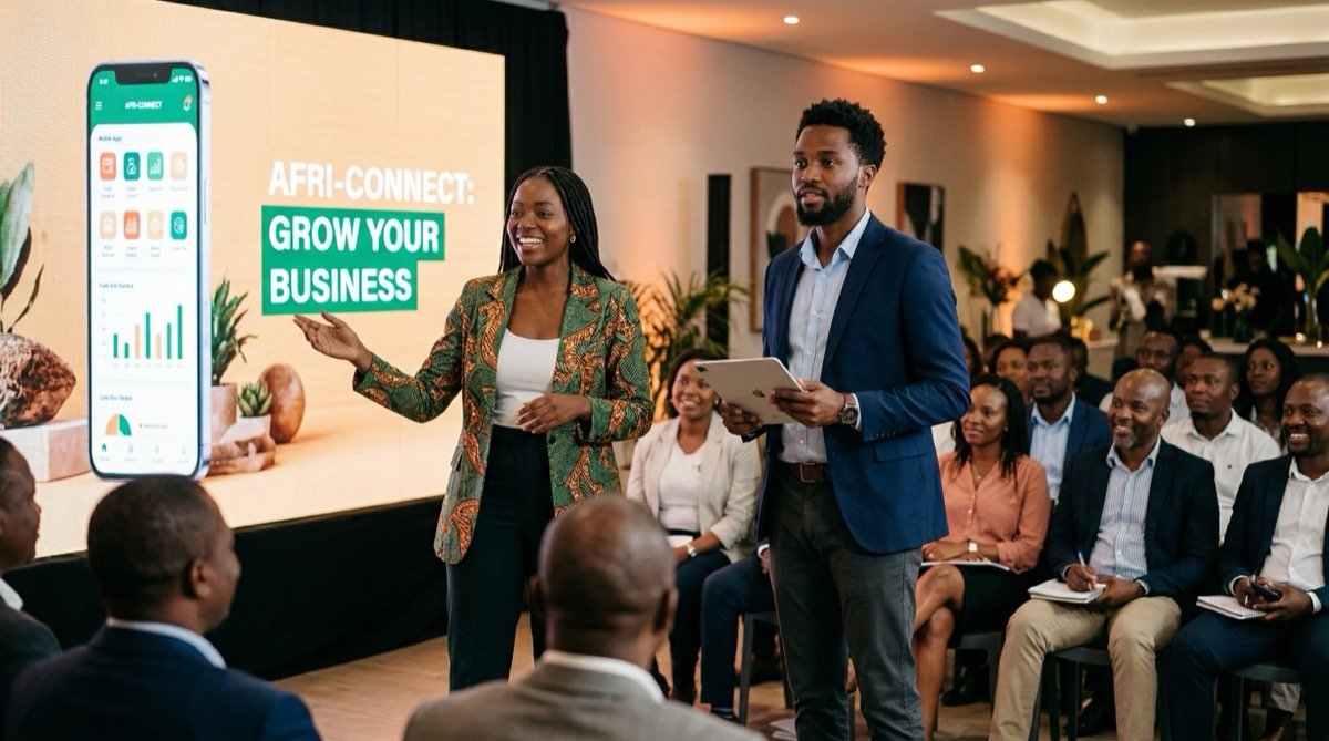 Young African entrepreneurs building technology